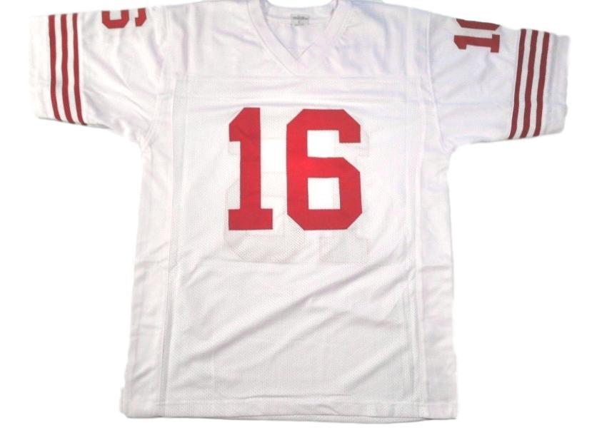Joe Montana CUSTOM STITCHED Unsigned Football Jersey White