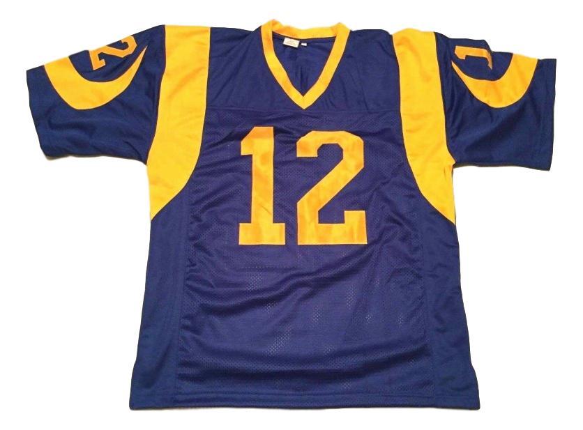 Joe Namath CUSTOM STITCHED Unsigned Football Jersey Blue