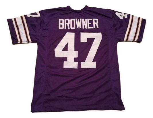 Joey Browner CUSTOM STITCHED Unsigned Football Jersey Purple