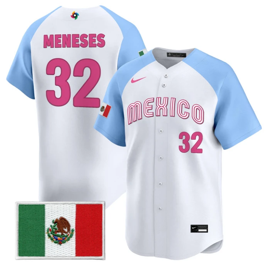 Joey Meneses Jersey #32 Mexico World Baseball Classic 2026 Stitched