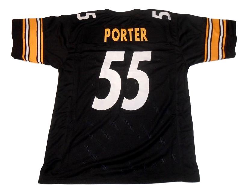 Joey Porter CUSTOM STITCHED Unsigned Football Jersey Black