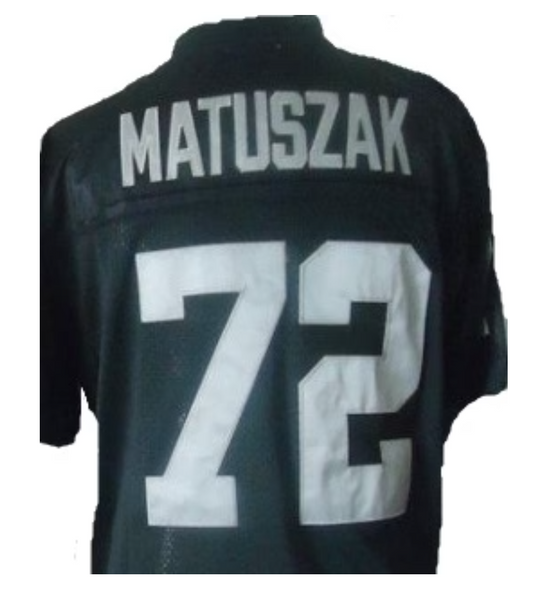 John Matuszak Jersey Oakland Raiders Custom Throwback Football Black