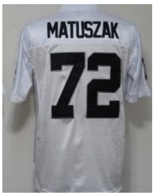 John Matuszak Jersey Oakland Raiders Custom Throwback Football White