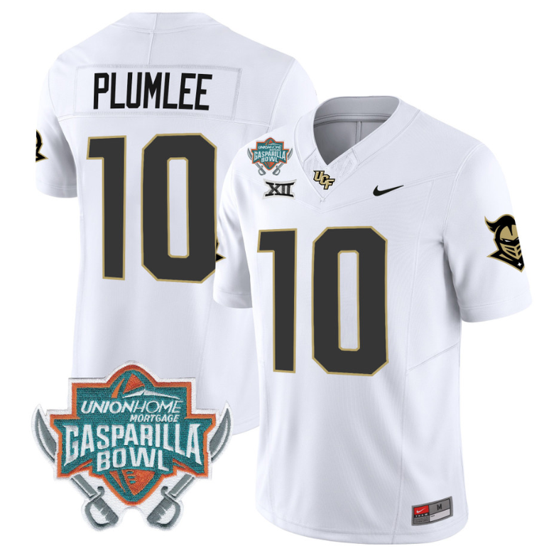 John Rhys Plumlee Jersey #10 UCF Knights Unionhome Patch Vapor Football Stitched White