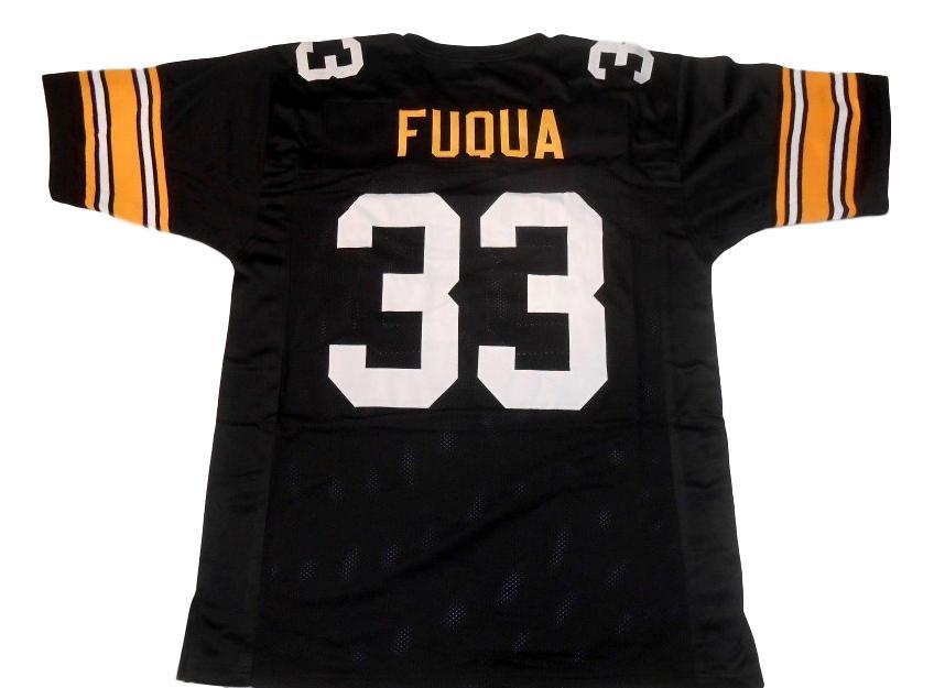 John Fuqua CUSTOM STITCHED Unsigned Football Jersey Black