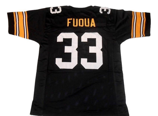 John Fuqua CUSTOM STITCHED Unsigned Football Jersey Black