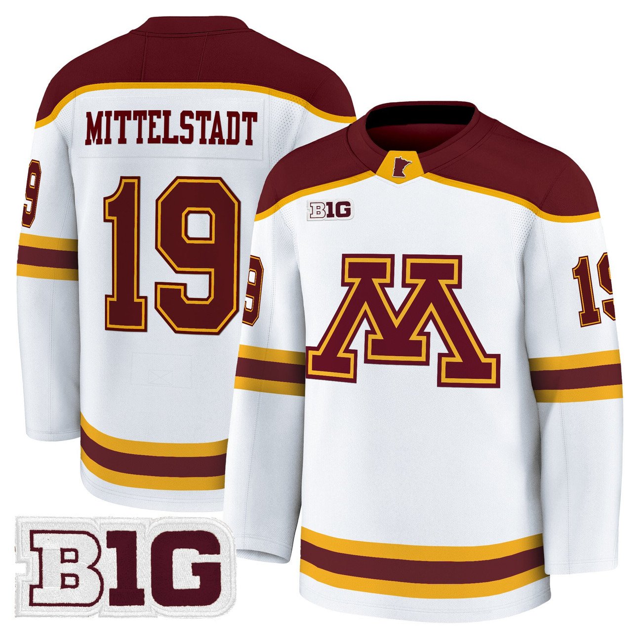 John Mittelstadt Jersey #19 Minnesota Golden Gophers 2025-26 Premium Stitched