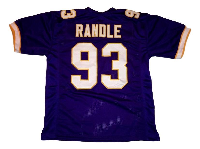 John Randle CUSTOM STITCHED Unsigned Football Jersey Purple
