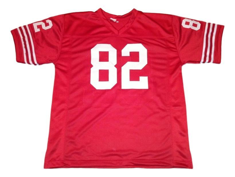 John Taylor CUSTOM STITCHED Unsigned Football Jersey Red