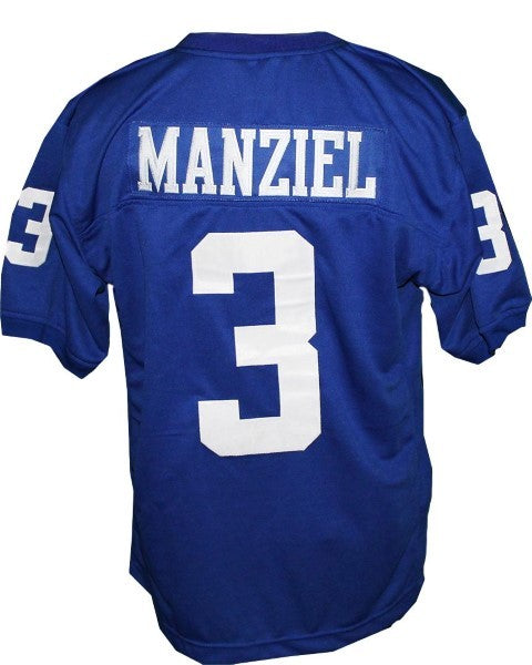 Johnny Manziel #3 Tivy High School Football Jersey Blue