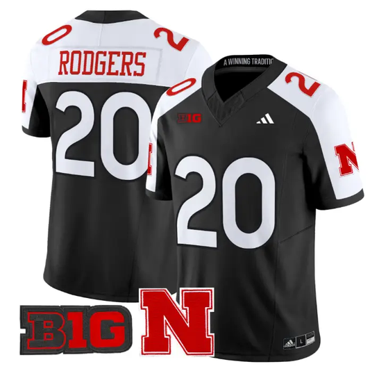 Johnny Rodgers Jersey #20 Nebraska Cornhuskers 2026 Vapor Stitched