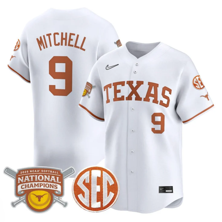 Katie Stewart Jersey #20 Texas Longhorns 2025 National Champions Orange
