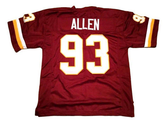 Jonathan Allen CUSTOM STITCHED Unsigned Football Jersey Maroon