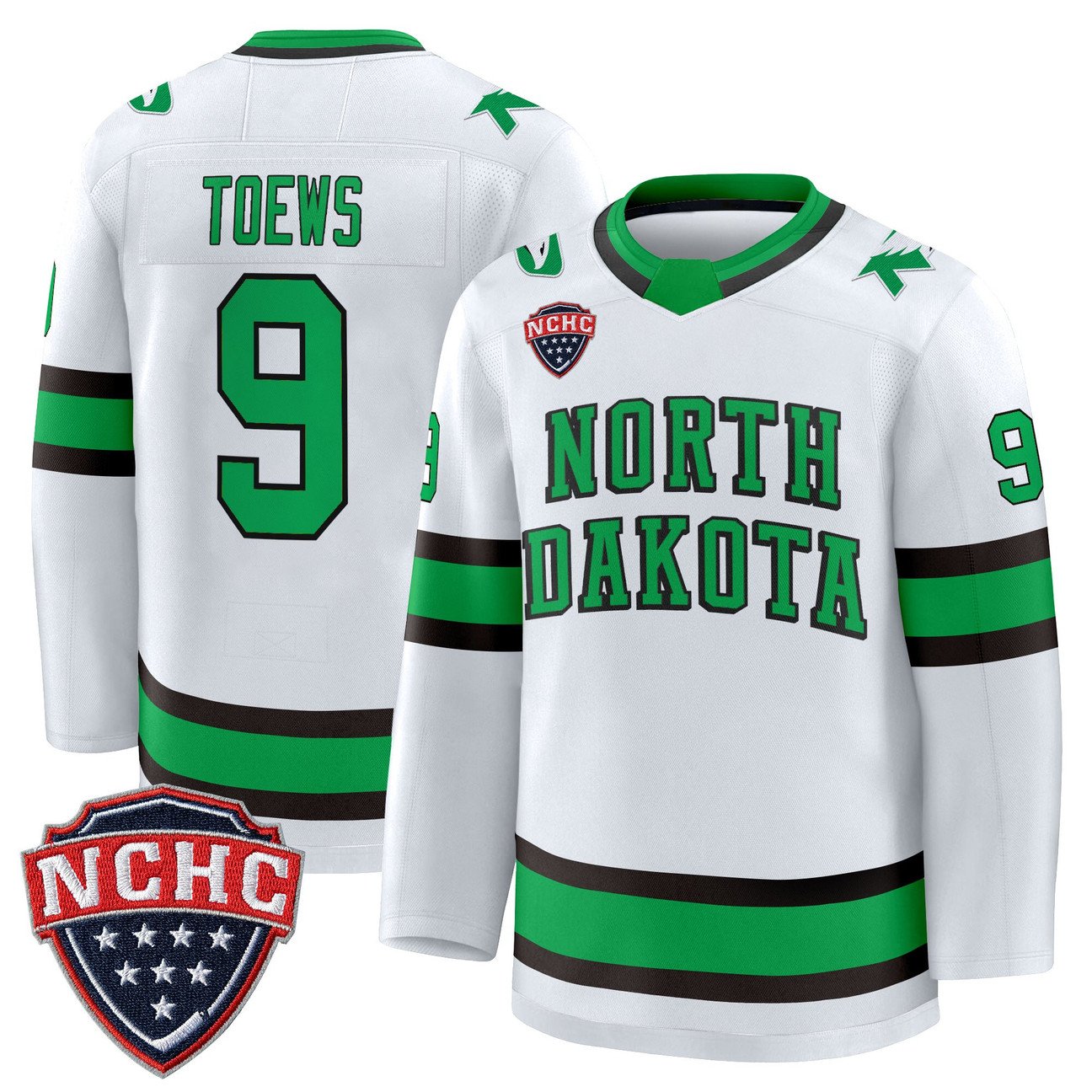 Jonathan Toews Jersey #9 North Dakota Fighting Hawks 2025-26 Stitched