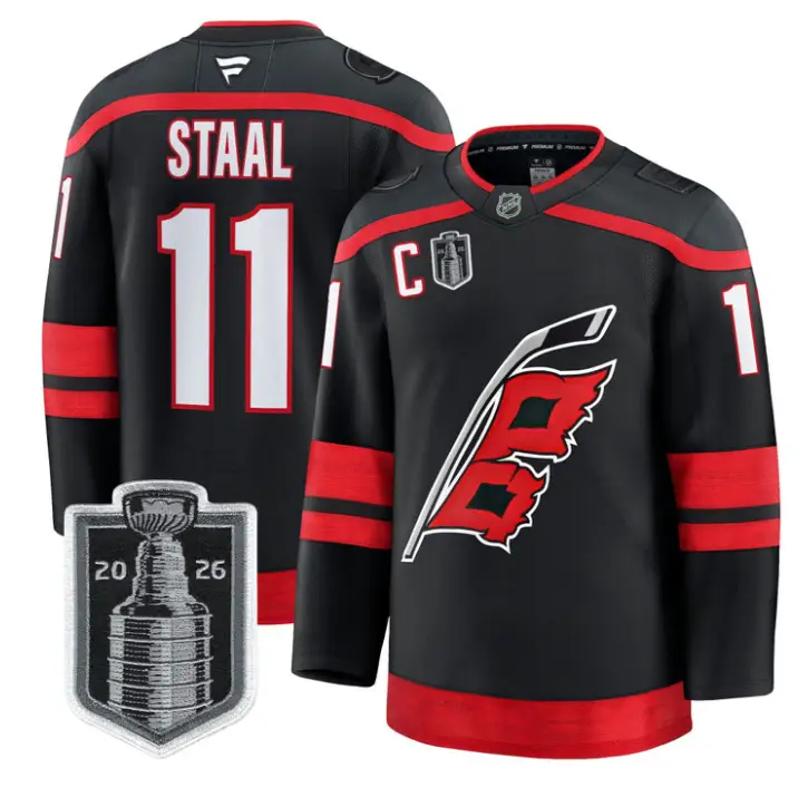 Jordan Staal Jersey #11 Carolina Hurricanes 2026 Stanley Cup Patch Stitched