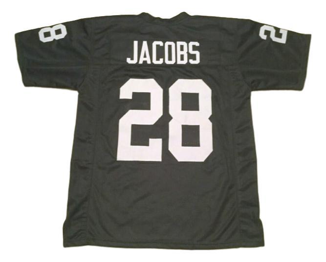 Josh Jacobs CUSTOM STITCHED Unsigned Football Jersey Black