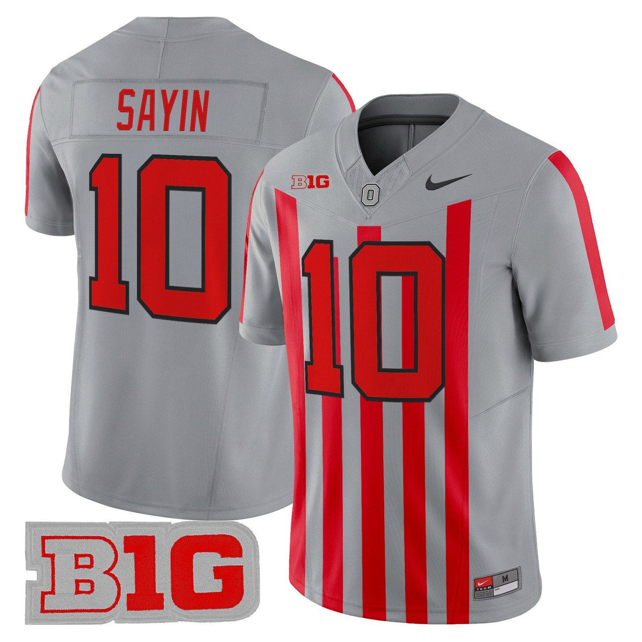 Julian Sayin Jersey #10 Ohio State Buckeyes Throwback Limited Stitched