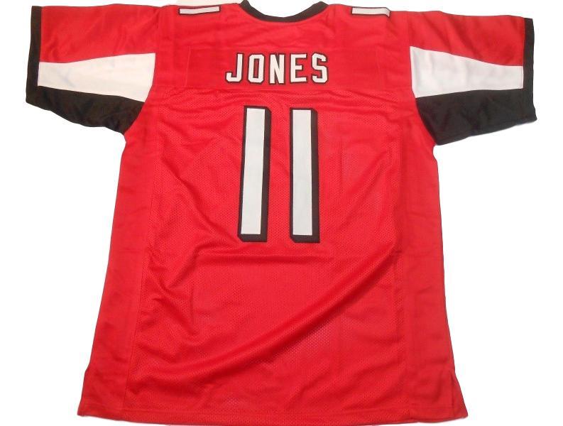Julio Jones CUSTOM STITCHED Unsigned Football Jersey Red
