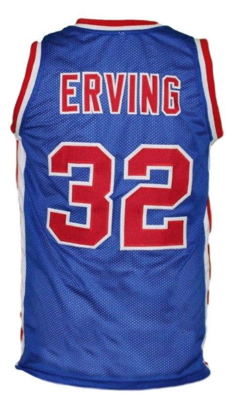 Julius Erving Jersey #32 Virginia Squires ABA Basketball Blue