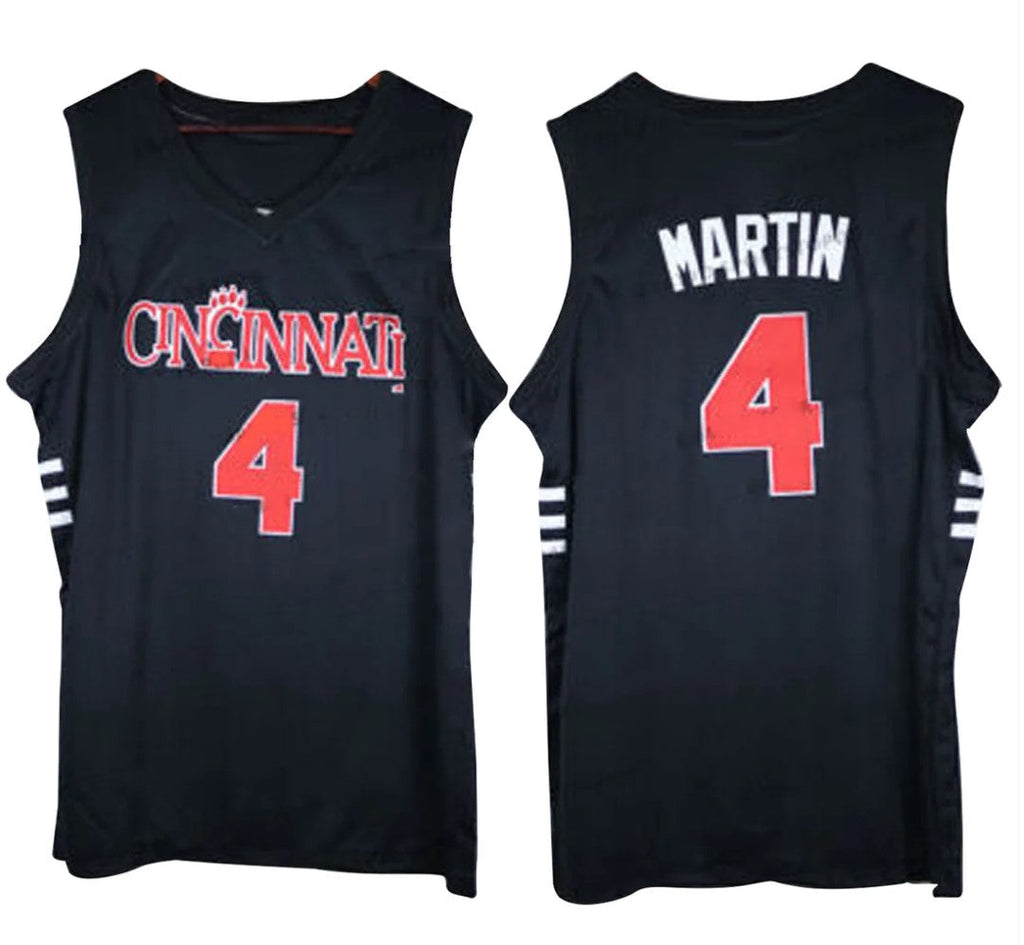 Kenyon Martin Jersey Cincinnati Bearcats College Basketball Navy #4