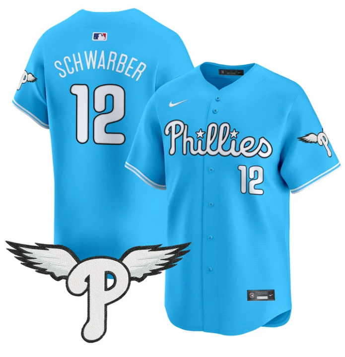 Kyle Schwarber Jersey #12 Philadelphia Phillies 2025 Vapor Premier Limited Stitched White