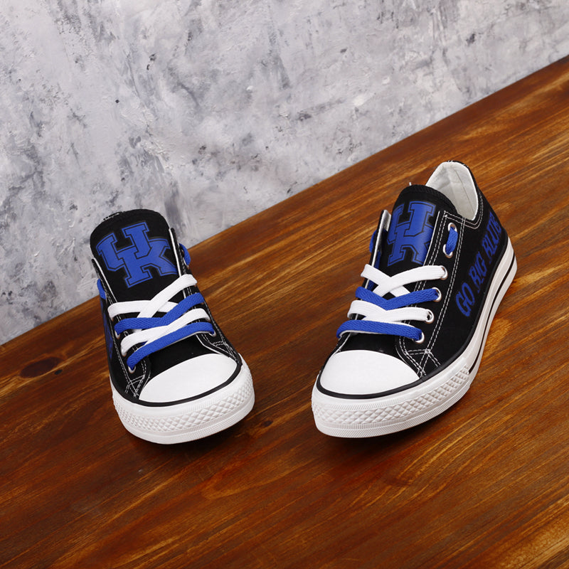 Kentucky Wildcats Limited Print NCAA College Students Low Top Canvas Shoes Sport Sneakers 1