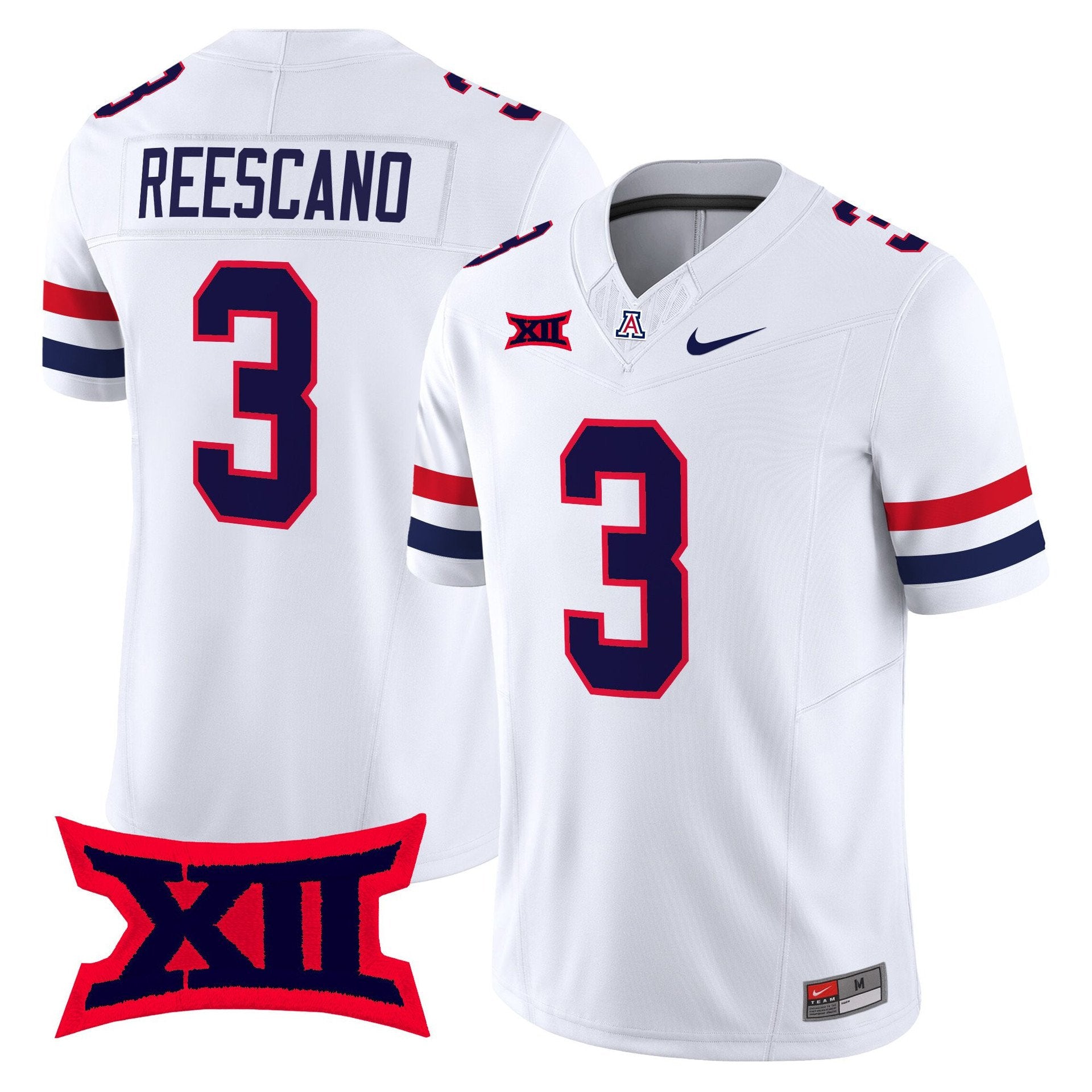 Kedrick Reescano Jersey #3 Arizona Wildcats 2025 Limited Stitched White