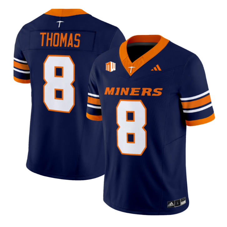Kam Thomas Jersey #8 UTEP Miners 2016 Vapor Limited Stitched