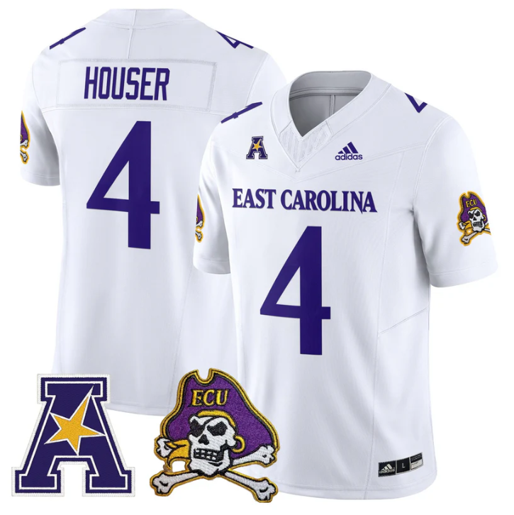 Katin Houser Jersey #4 East Carolina Pirates 2025 Limited Stitched