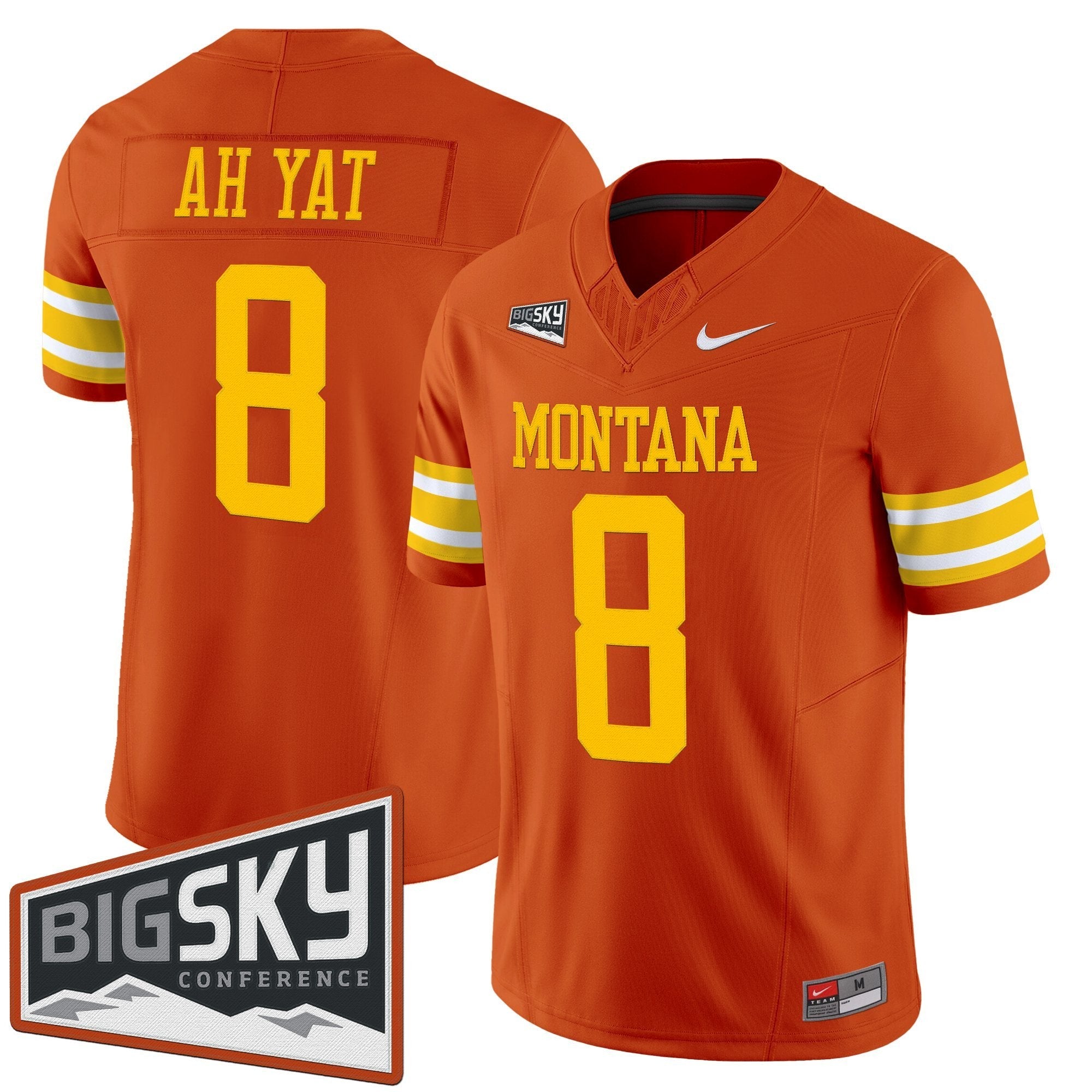 Keali'i Ah Yat Jersey #8 Montana Grizzlies 1995 Throwback Vapor Limited Stitched