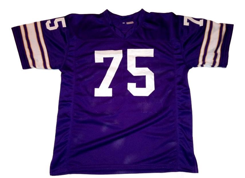 Keith Millard CUSTOM STITCHED Unsigned Football Jersey Purple