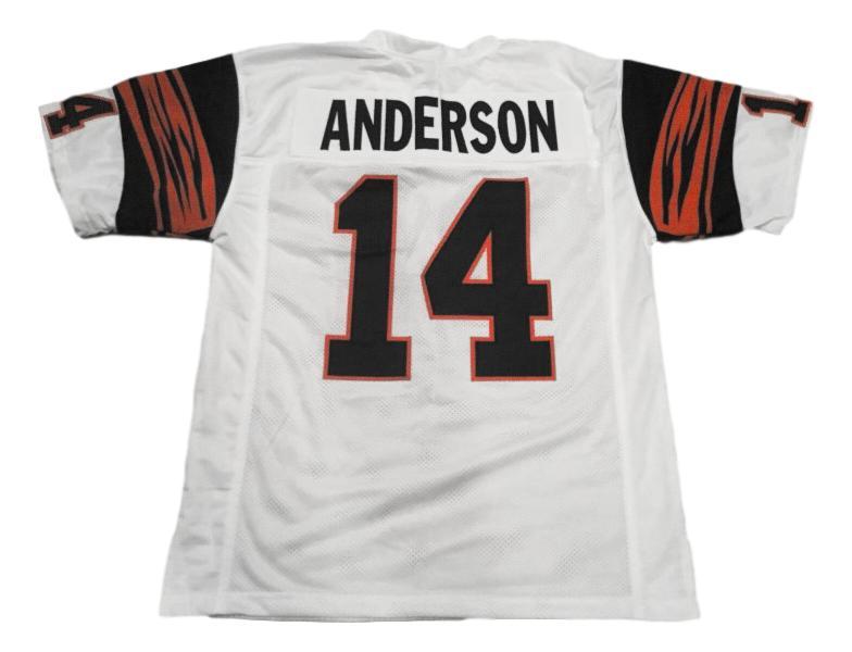 Ken Anderson CUSTOM STITCHED Unsigned Football Jersey White