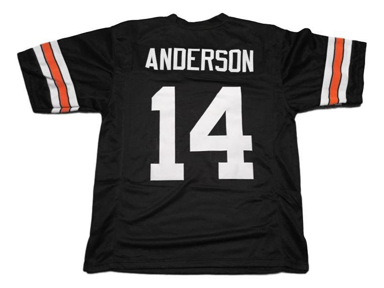 Ken Anderson CUSTOM STITCHED Unsigned Football Jersey Black