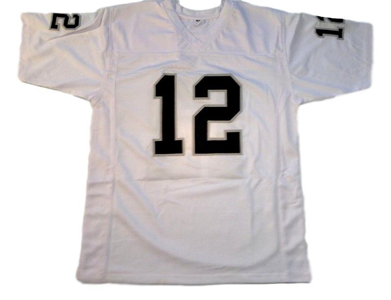 Ken Stabler CUSTOM STITCHED Unsigned Football Jersey White