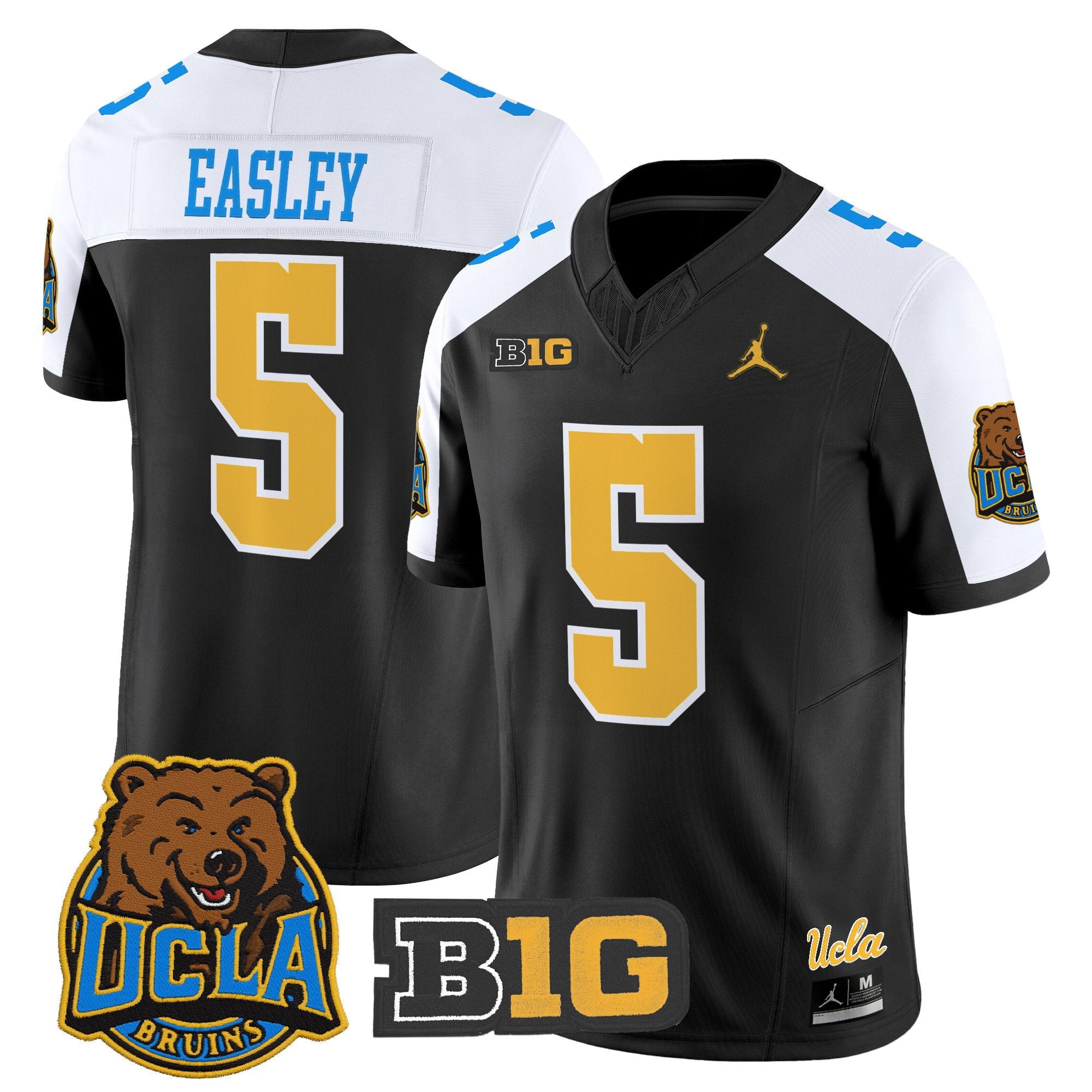Kenny Easley Jersey #5 UCLA Bruins Jersey 2025 Vapor Stitched Black Alternate