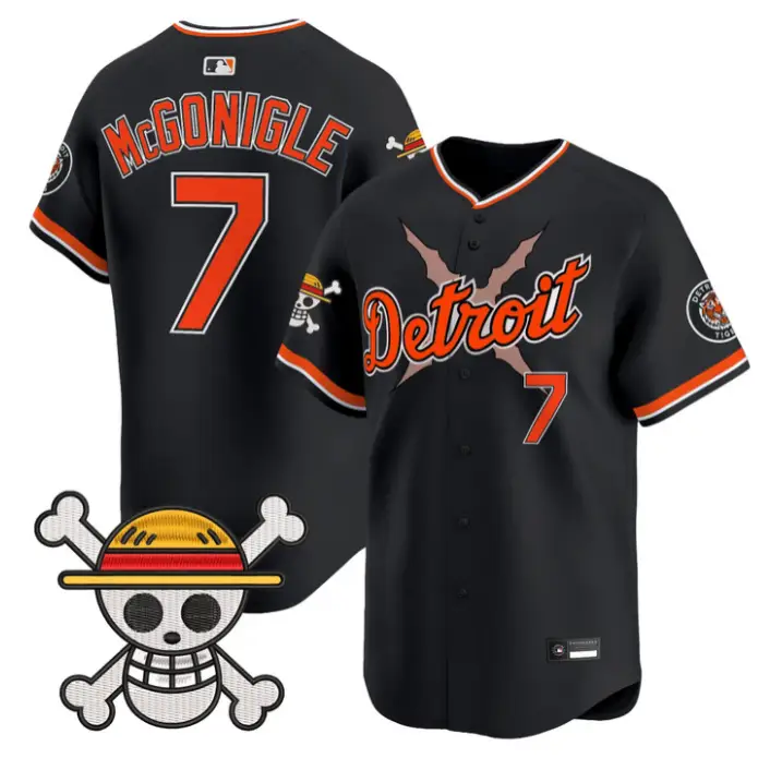 Kevin McGonigle Jersey #7 Detroit Tigers One Piece Premier Stitched