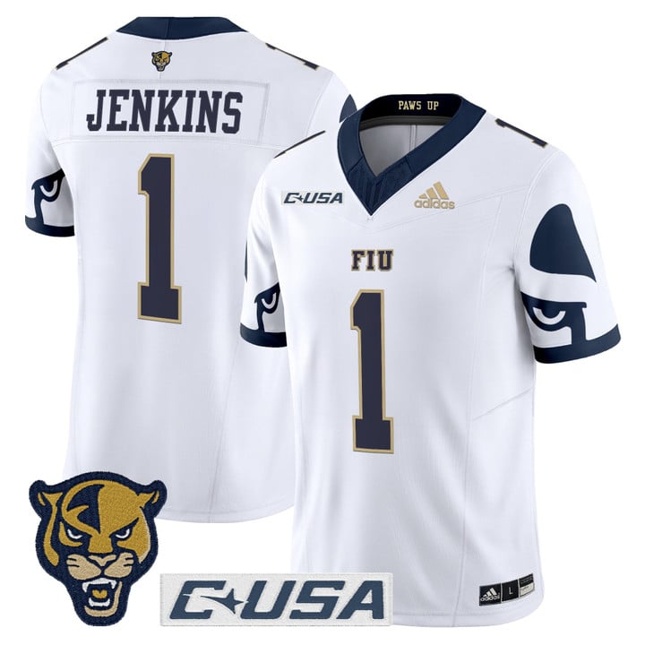 Keyone Jenkins Jersey #1 Florida International Panthers 2025 Stitched
