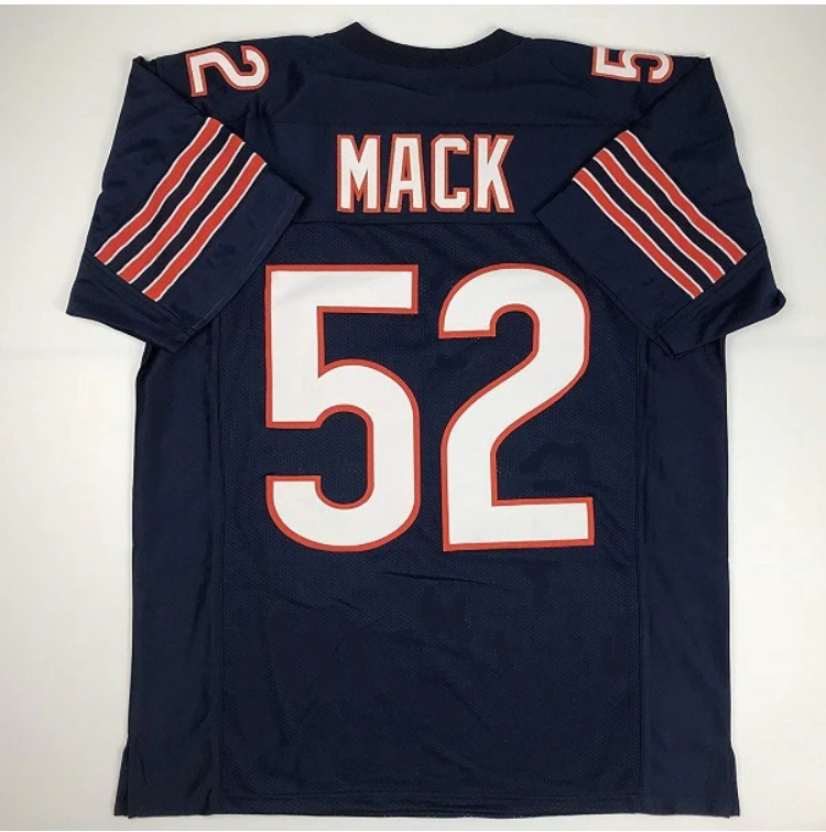 Khalil Mack Jersey Chicago Bears Custom Throwback Football