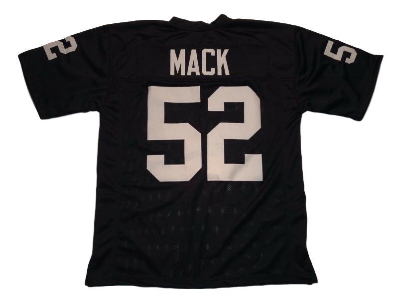 Khalil Mack CUSTOM STITCHED Unsigned Football Black Jersey