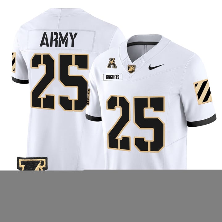Knights Jersey #25 Army Black Knights 2025 Vapor Limited Stitched