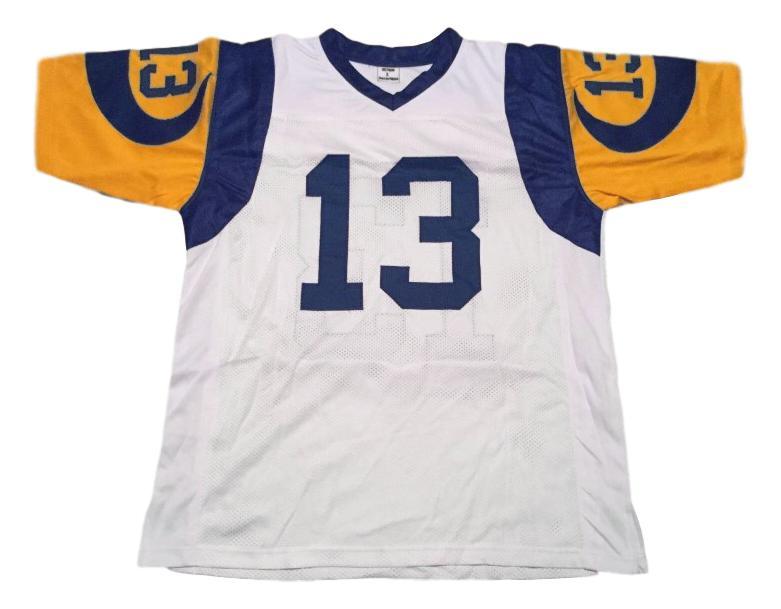 Kurt Warner CUSTOM STITCHED Unsigned Football Jersey White
