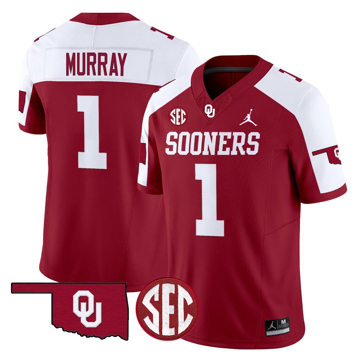 Kyler Murray Jersey #1 Oklahoma Sooners 2025 Limited Stitched Alternate