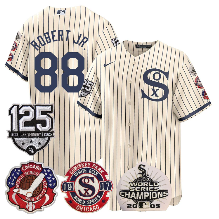 Luis Robert Jr Jersey #88 Chicago White Sox 125th Anniversary World Series Champions Field Of Dream