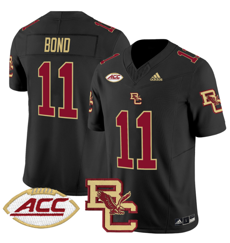 Lewis Bond Jersey #11 Boston College Eagles 2024 Stitched Maroon