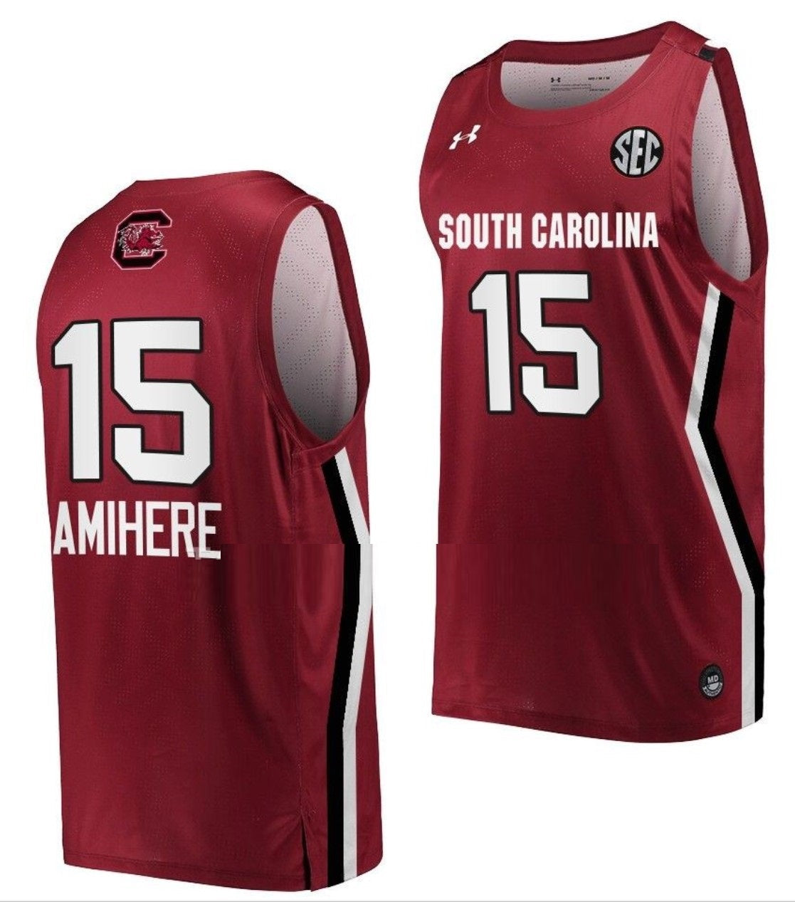 Laeticia Amihere Jersey South Carolina Gamecocks College Basketball Wine #15