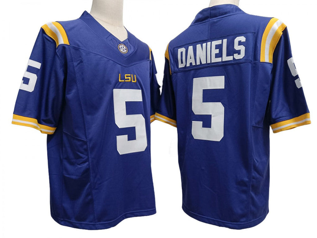 LSU Tigers #5 Jayden Daniels Vapor F.U.S.E. Limited Jersey
