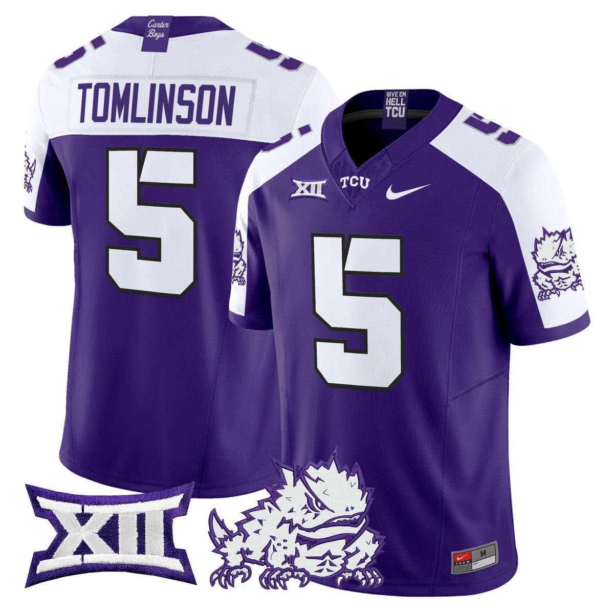 LaDainian Tomlinson Jersey #5 TCU Horned Frogs 2025 Limited Stitched Purple