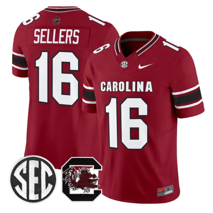 LaNorris Sellers Jersey #16 South Carolina Gamecocks 2026 Stitched