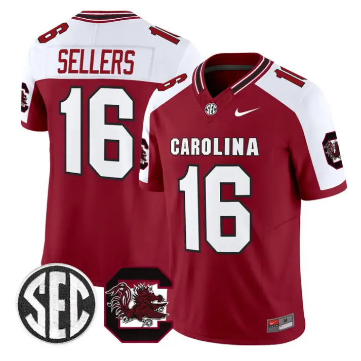 LaNorris Sellers Jersey #16 South Carolina Gamecocks 2026 Stitched