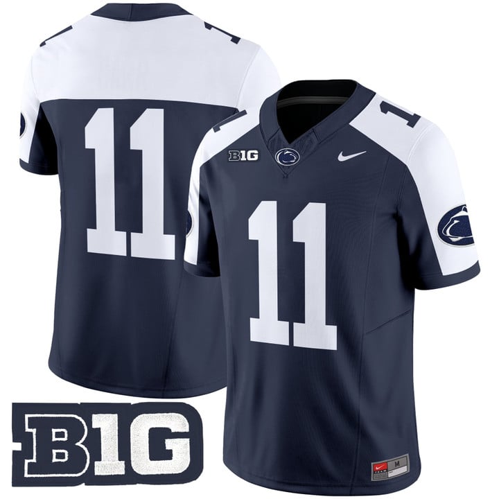 LaVar Arrington Jersey #11 No Name Penn State Nittany Lions 2025 Stitched Navy Alter